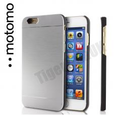 Motomo Luxury Brushed Aluminium Case for iPhone 6/6S - Silver