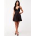 New Cross Back Plain Dress - Black New Cross Back Plain Dress - Black