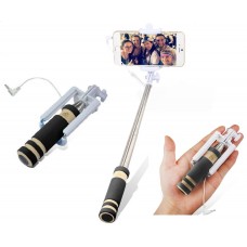Mini Foldable Selfie Stick for Samsung S6 S7 Edge iPhone 6/6S/Plus HTC 8/9 Wired