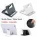 Universal Adjustable Folding Mobile Phone Holder Stand Desk Tablet Portable