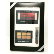 Maybelline Gift Set - Colour Correcting Concealer + Lip Contour Palette + Brow Crayon