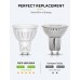 GU10 LED Bulbs Cool White 6000K, LEHASI 5.5W LED Spotlight 50W Halogen Equivalent, 500LM, Energy Saving Light Bulbs, 120° Beam Angle, Non Dimmable, Pack of 10 [Energy Class F]