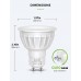 GU10 LED Bulbs Cool White 6000K, LEHASI 5.5W LED Spotlight 50W Halogen Equivalent, 500LM, Energy Saving Light Bulbs, 120° Beam Angle, Non Dimmable, Pack of 10 [Energy Class F]