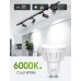 GU10 LED Bulbs Cool White 6000K, LEHASI 5.5W LED Spotlight 50W Halogen Equivalent, 500LM, Energy Saving Light Bulbs, 120° Beam Angle, Non Dimmable, Pack of 10 [Energy Class F]
