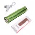 Round 2600mAh USB Portable Power Bank Charger