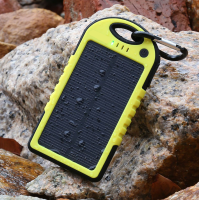 Waterproof Solar Power Bank with Dual USB Output